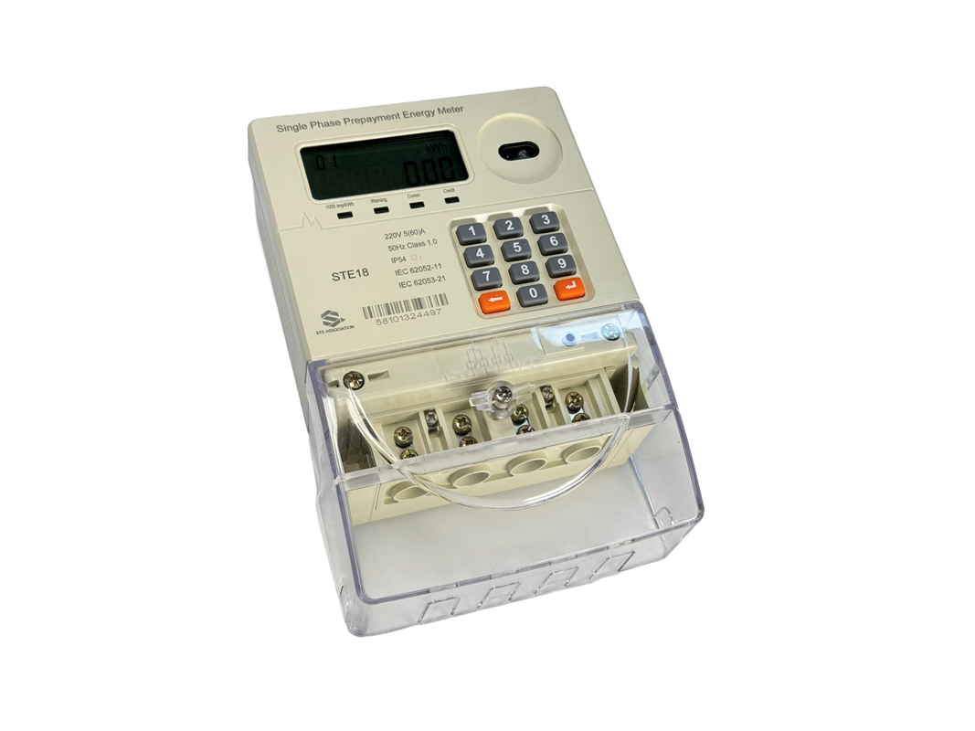Tipo do teclado numérico do medidor 230V da energia da fase de TOU Tariffs Prepaid Smart Single