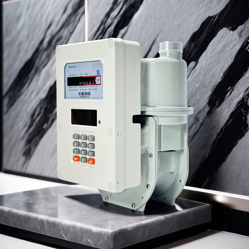 Medidor de gás pré-pago LAN / WAN com ligação de rede automática tipo PLC ao concentrador