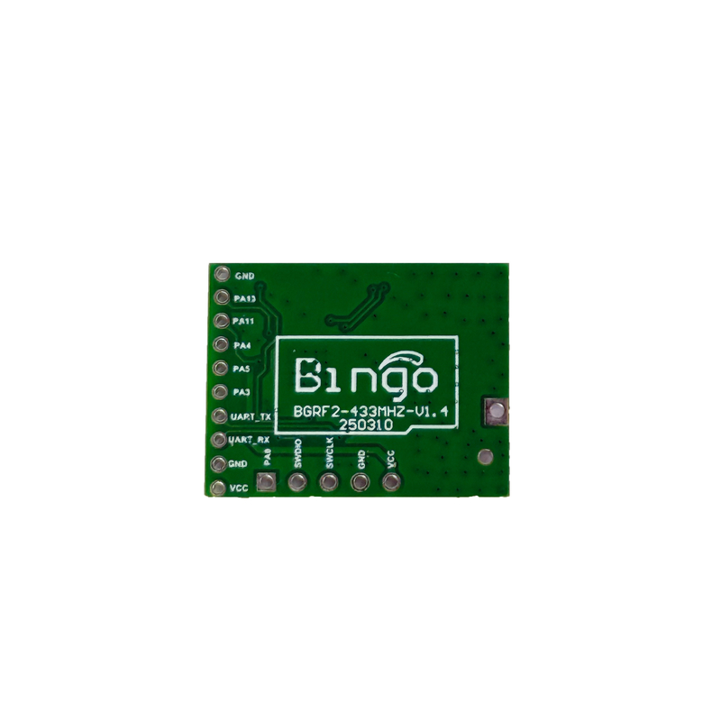 Módulo Wireless UART BGRF2 Ultra-Compacto: Velocidade de 100kbps, Sensibilidade de -121dBm e Modo Sleep de 1μa