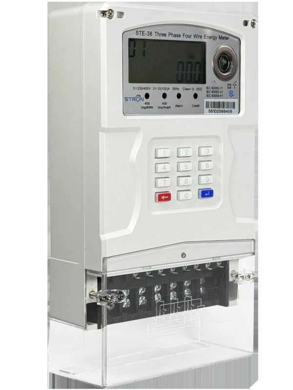 Medidor Elétrico Inteligente 100A Classe de Corrente Máxima 2.0 Precisão de Energia para Medição de Energia Precisa