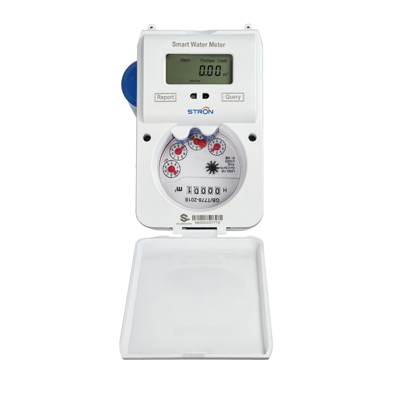 Venda de Fábrica de Medidor de Água Pré-pago Laura RF Inteligente Sem Fio de Alta Capacidade IP68 Com Teclado Dividido Bateria de Alta Capacidade OEM
