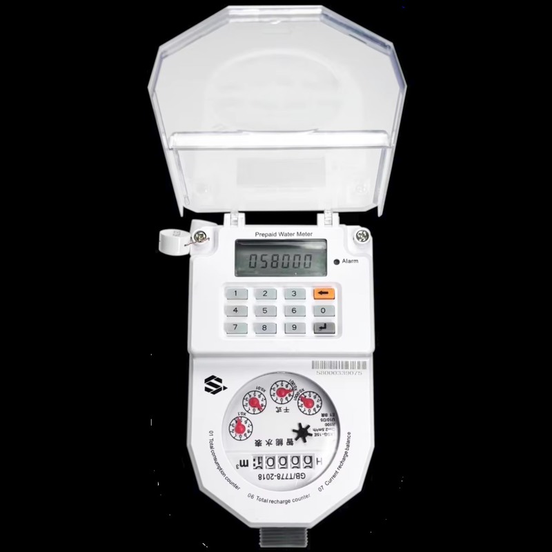 STS Standard Prepaid Water Meter with 2.5/4/6.3 m³/h Flow Rate 99999m³ Measurement Range and 2 Years Warranty
