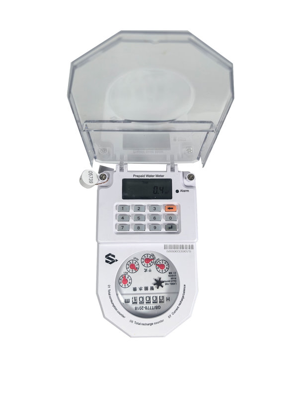 STS Integrated Keypad Smart Water Meter with Free Vending Software and 2 Years Warranty IP68 Brass Material