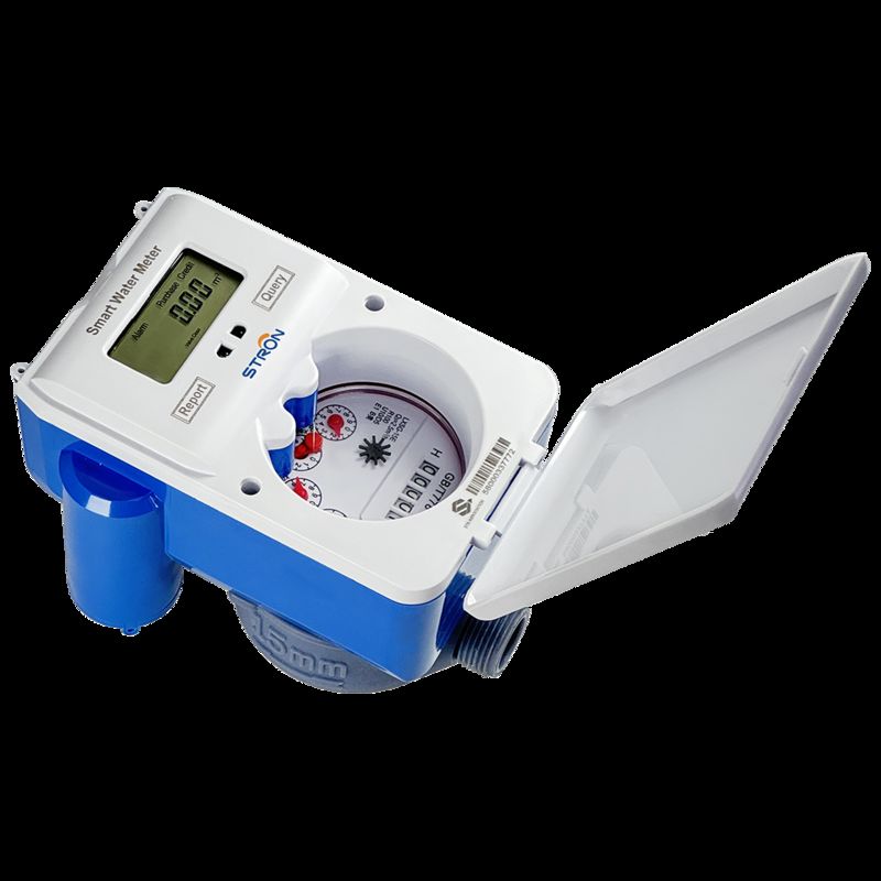 STS Contador de água pré-pago de alta quantidade - Ataque antimagnético, reabastecimento remoto, ecrã LCD e operação fácil para sistema avançado de leitura automática de medidores