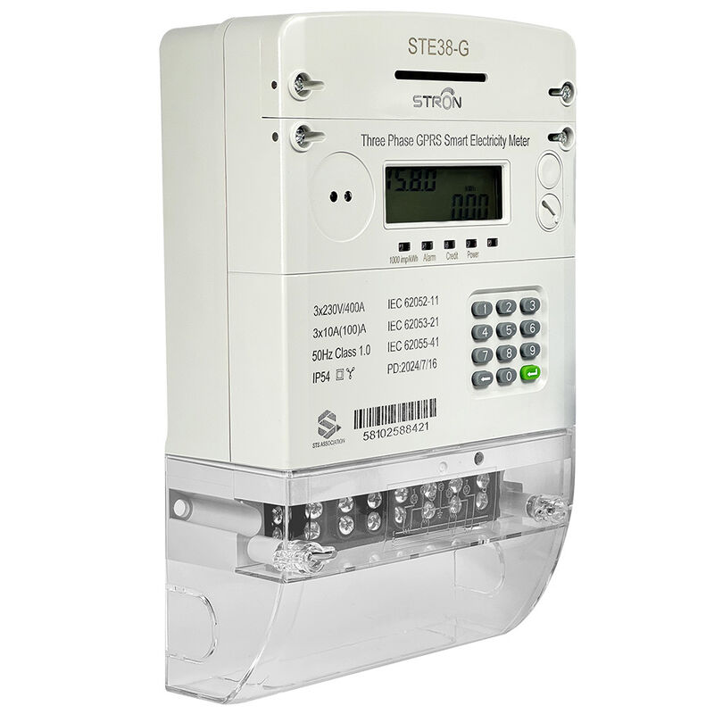 Smart STS Medidor de energia pré-pago de três fases 4G WiFi LoRaWAN 230V Medidores elétricos eletrônicos