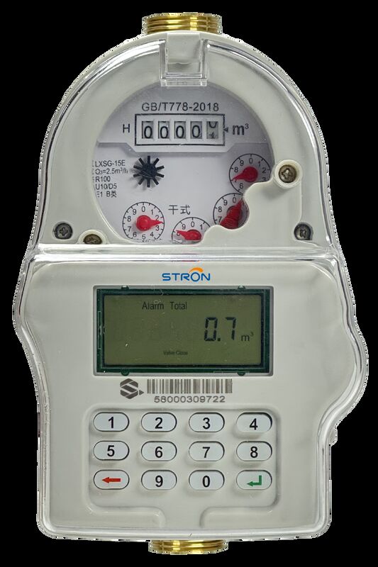 Duração de vida do medidor de água pré-pago de 100000h com tipo de interruptor sensível ao corpo e pagamento móvel M-PESA