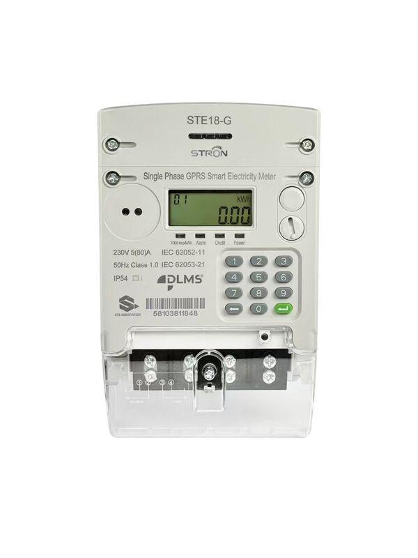 DLMS Smart Prepaid Electricity Meter para o Sudeste Asiático: leitura remota, tarifas múltiplas e relógio em tempo real