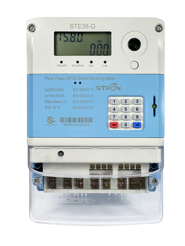 Smart Prepaid Electricity Meter facilitating prepaid electricity monitoring and energy distribution in utility networks