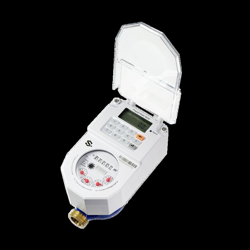 Medidor de água inteligente IoT habilitado para LoRaWAN com faixa de medição de 0-999999 litros, ideal para rastreamento remoto do uso de água