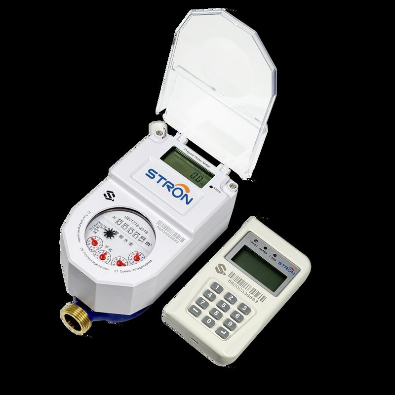 M BUS RS 485 Portos de comunicação IOT inteligente integrado Split Brass Meter de água de suporte de temperatura 0C 50C Projetado para soluções de gestão de água