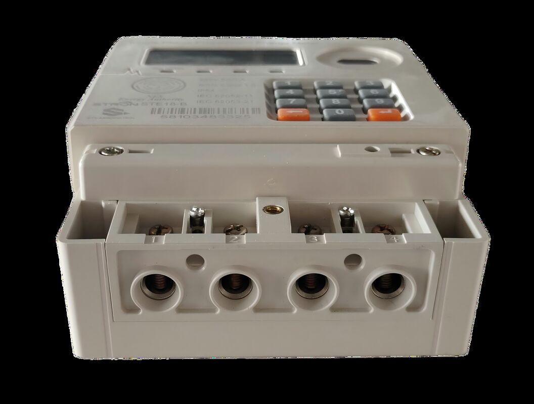 Tipo de token pré-pago Medidor de eletricidade pré-pago inteligente integrado com capacidade ilimitada e software de venda Stronpay suportando energia