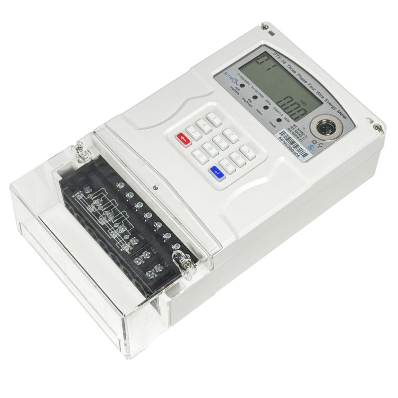 Medidor de Eletricidade Inteligente Pré-pago projetado para atender aos padrões internacionais IEC e ISO, garantindo desempenho e durabilidade consistentes