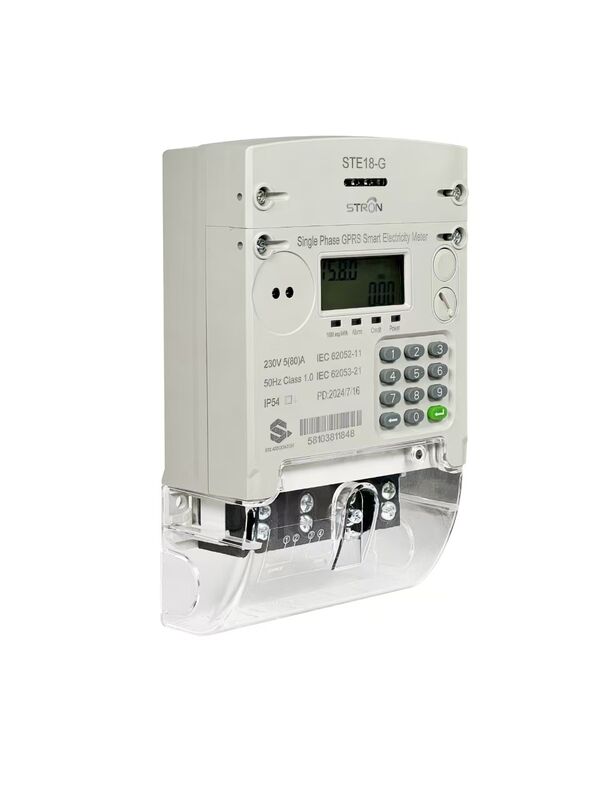 Medidor de Eletricidade Inteligente Pré-pago com Design Monofásico, Conectividade GPRS 4G e Monitoramento Remoto para Sistemas de Gerenciamento de Energia