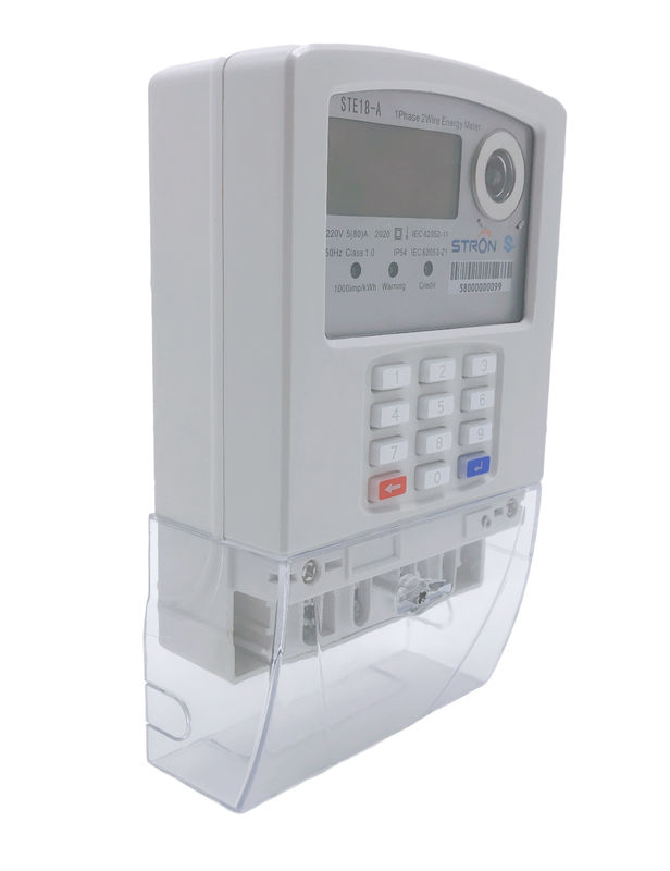 Medidor de energia pré-pago de três fases com teclado SmartPay Trio 3800 com frequência 50/60Hz
