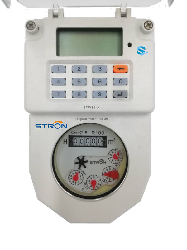 O SÍMBOLO padrão do teclado numérico de STW36-A DN15 Stron STS recarrega o medidor de água de bronze pagado antecipadamente Hotsale