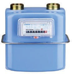 Dois medidor de fluxo do gás do estojo compacto da tubulação 0.8L, medidor de gás do diafragma 1.6m3/H