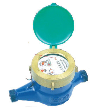 Tipo molhado solo esperto do medidor de água de 1.0Mpa DN15 resistente