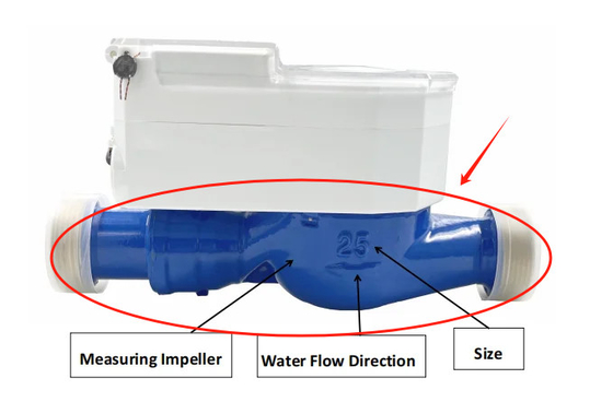 Medição de água com medidor de água inteligente NB-IOT 0,1-90C Temperatura da água 4-M16/8-M16/8-M16/8-M16/8-M20 parafusos de ligação