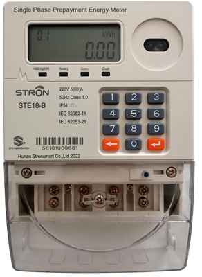 STS um medidor esperto da eletricidade da fase 60hz 8kV com CIU