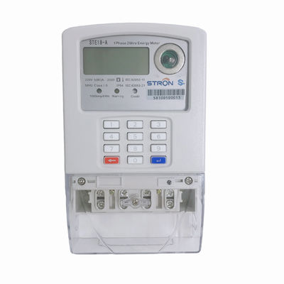 O teclado numérico padrão de Mini-Grid/Microgrid STS pagou antecipadamente o medidor de TOU Tariffs Single Phase Energy