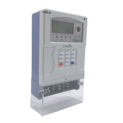 o tipo padrão do teclado numérico do sts pagou antecipadamente o medidor elétrico esperto trifásico com módulo de LORA-RF