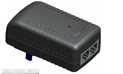 Fonte de alimentação Ethernet de 7,5W, Injetor de energia PoE de tomada de parede de 0,5A
