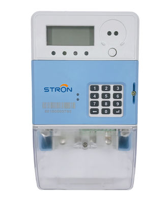 A fase monofásica Smart de 60HZ 8kV pagou antecipadamente o padrão do STS do medidor da eletricidade