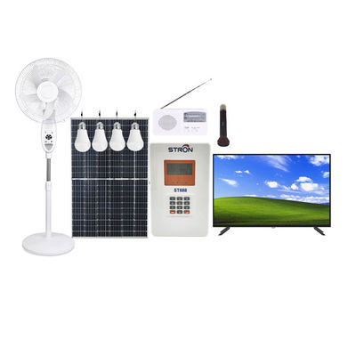 80W Paygo Sistema Solar para Casa, 6A Sistema de Energia Solar para Casa