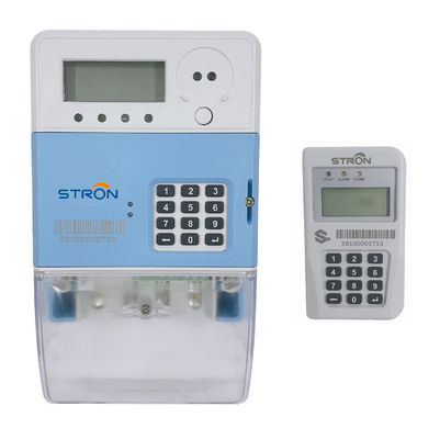 medidor pagado antecipadamente sem fio da energia 230V, medidor da energia eletrônica de fase 60HZ monofásica