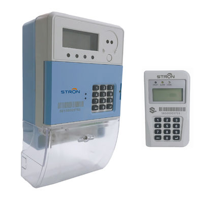 O medidor do Kwh da fase monofásica do ISO 9001, 80mA paga antecipadamente o medidor de Smart do poder