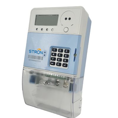 A fase monofásica RS232 900MHz Smart pagou antecipadamente o medidor da eletricidade impermeável