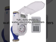 Medidor de eletricidade inteligente pré-pago de três fases e de poupança de energia com ecrã digital